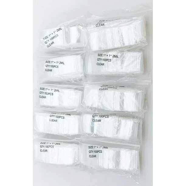 Mini Small Zip Lock Bag Clear Grip Plastic Packaging Bag 100pcs Per Order New